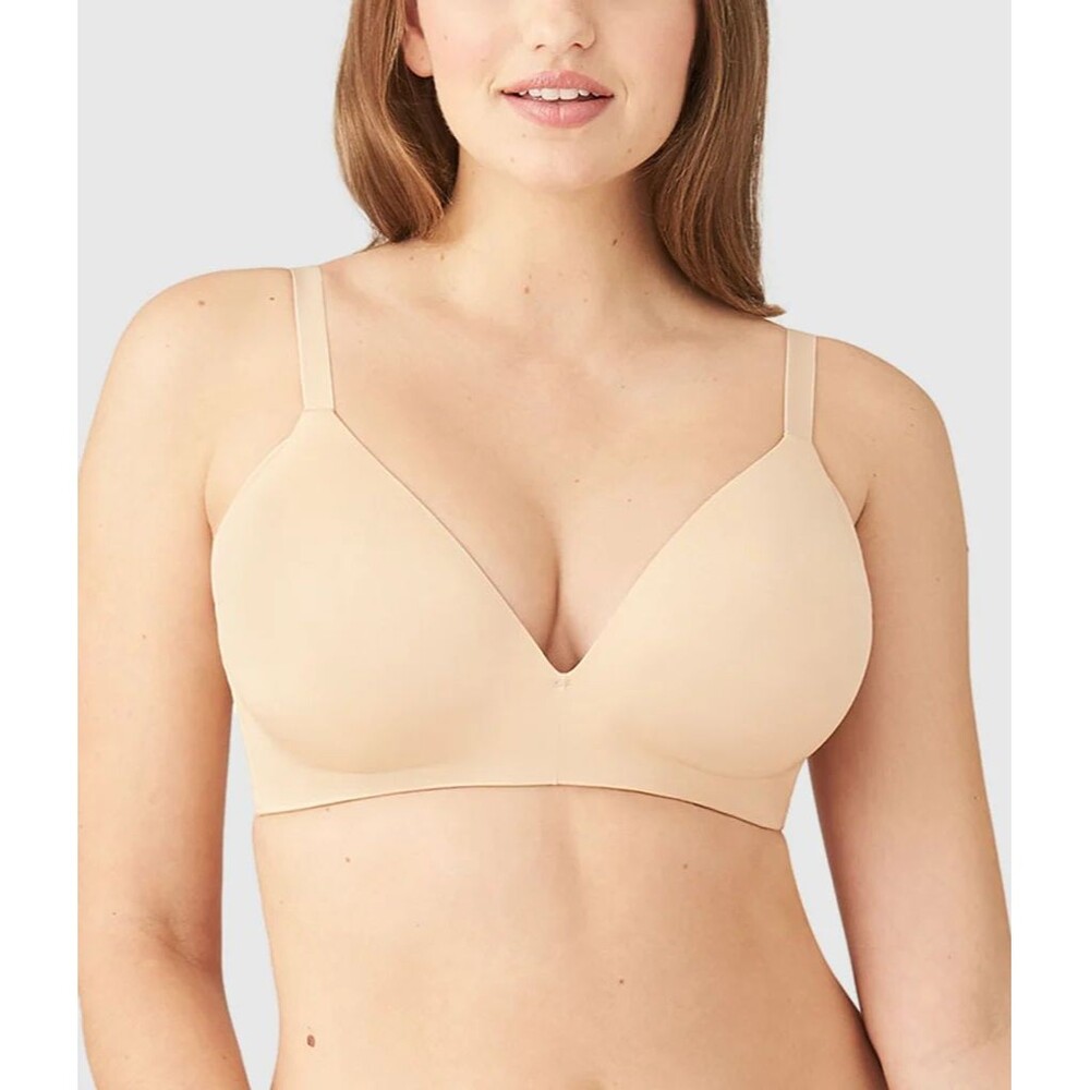 Wacoal Women's Ultimate Side Smoother Wire Free T-Shirt Bra size 34B Nude